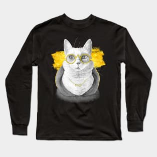 The charcoal cat (Asphait version) Long Sleeve T-Shirt